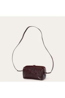 Balagan Schoudertassen Rofe M Bag Crocodile Pattern Brown -Balagan Winkel 411c1f850eaa3afe38fed29bbaf4c4e7