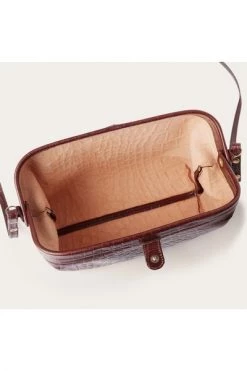 Balagan Schoudertassen Rofe M Bag Crocodile Pattern Brown -Balagan Winkel 451c7a542e60c9fe7afc2b3aac22929d