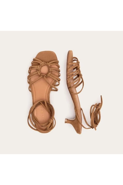 Balagan Sandalen High Heel Sandals Beige 6 Balagan Sandalen High Heel Sandals Beige - Afbeelding 4