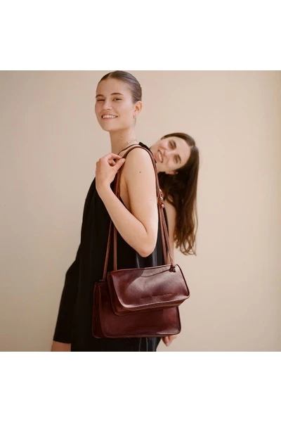 Balagan Schoudertassen Shoulder Bags Brown 7 Balagan Schoudertassen Shoulder Bags Brown - Afbeelding 5