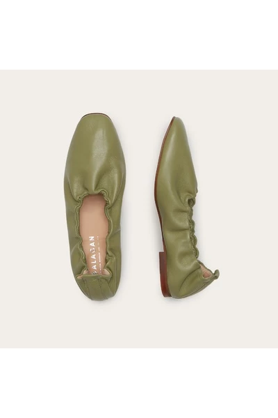 Balagan Ballerina's Kemet Ballerina Shoes Green 3 Balagan Ballerina's Kemet Ballerina Shoes Green - Afbeelding 2