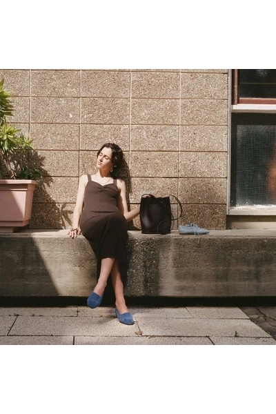 Balagan Ballerina's Malben Ballerina Shoes Blue 4 Balagan Ballerina's Malben Ballerina Shoes Blue - Afbeelding 2