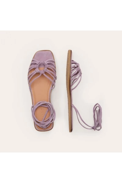 Balagan Sandalen Flat Sandals Purple 5 Balagan Sandalen Flat Sandals Purple - Afbeelding 3