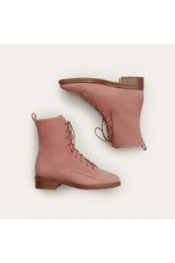 Balagan Laarzen Lace-up Boots Pink -Balagan Winkel de3f2ce23a4eef40b41b33cbd779e2f6