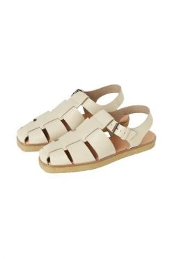 Balagan Sandalen Flat Sandals White -Balagan Winkel fd645933ac4a8b370814c674e834c8f4